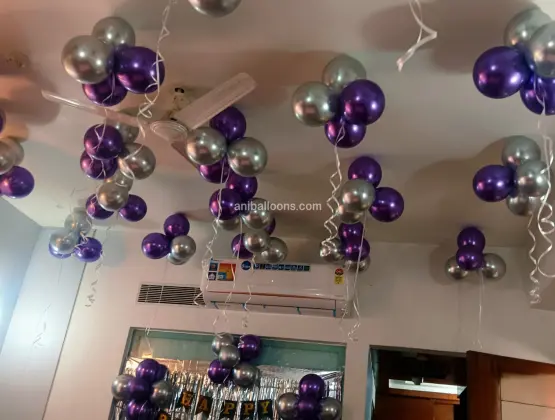 Chrome Shine Balloon Decoration
