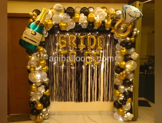 Bridal Balloon Glam Decor