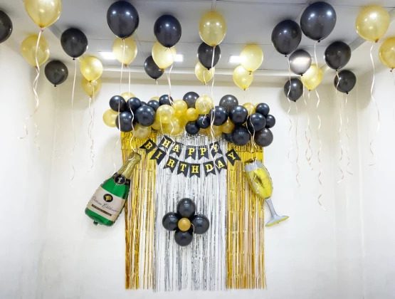 Balloon Wall Decoration for Birthday