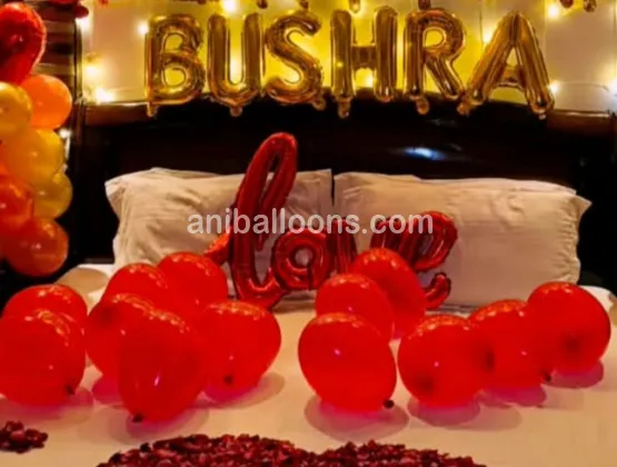 Birthday Love Theme Decoration