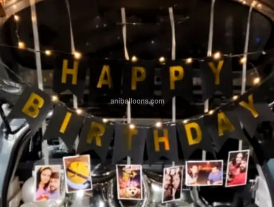 Trunk Surprise Birthday Balloon Decoration