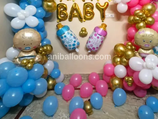 Baby Girl and Baby Boy Welcome Decor