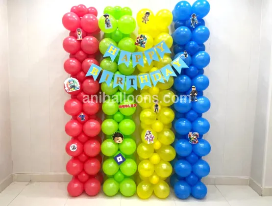 Roblox Birthday Kids Theme Decor