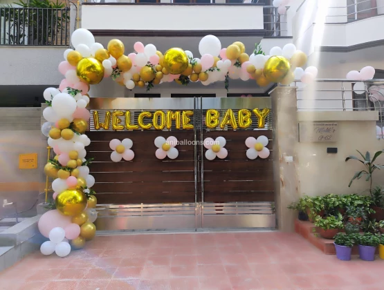 Welcome Baby Garland Decoration
