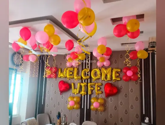 Welcome Bride Surprise Decoration