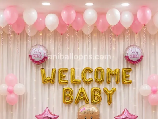 Baby Welcome Decoration for Girl