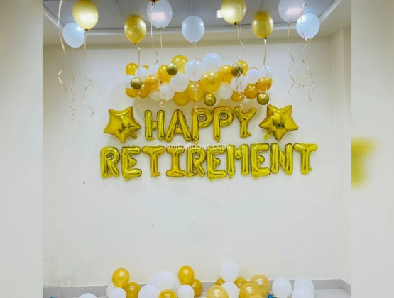 Happy Retirement Special Decor