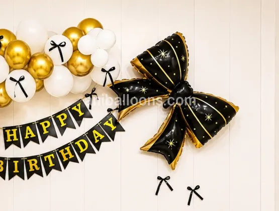 Black Bow Theme  Decor