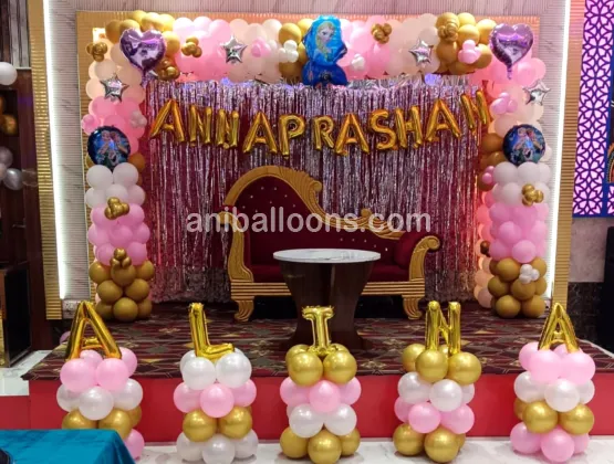 Annaprashan Balloon Surprise Decoratio