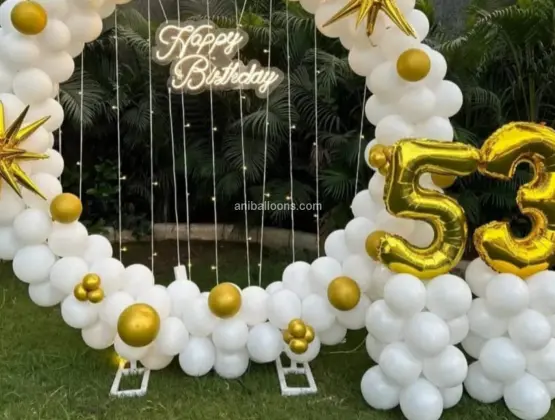 White Ring Decoration