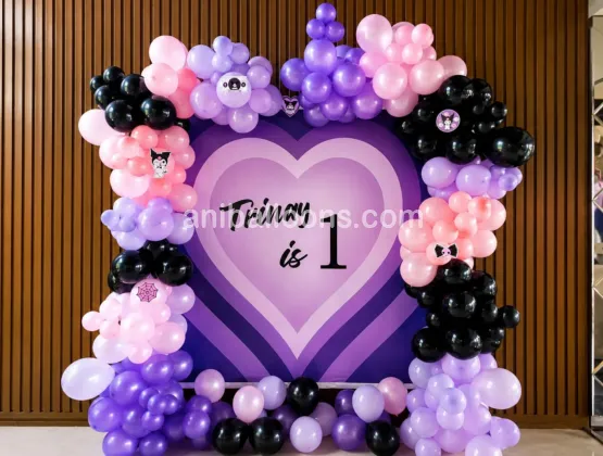 Kuromi Flex Birthday Decoration