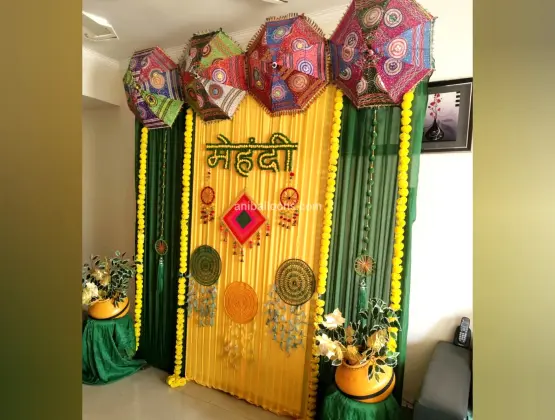 Mehndi Ceremony Decor