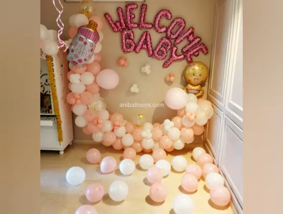 Dreamy Baby Girl Welcome Decor