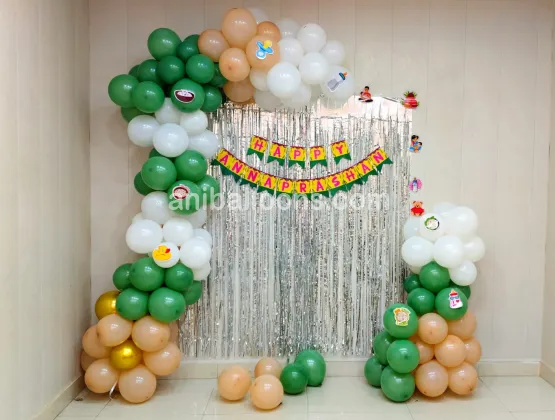 Annaprashan Theme Balloon Setup