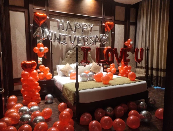 Classy Anniversary Surprise Decoration | Celebration Management