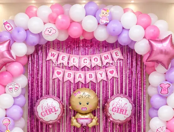 Pastel Welcome Girl Decor