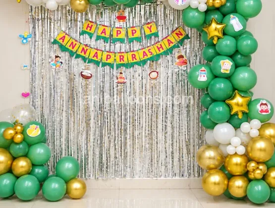 Annaprashan Theme Balloon Decoration