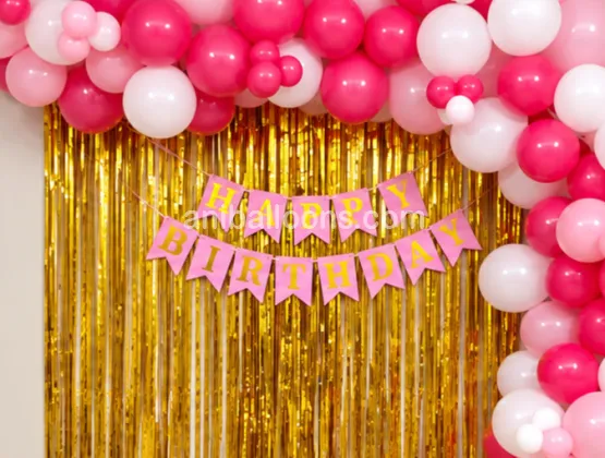 Simple Birthday Arch Decor