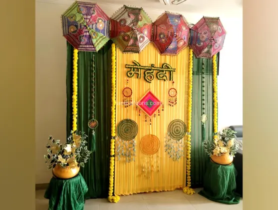 Haldi and Mehndi Ceremony Decor