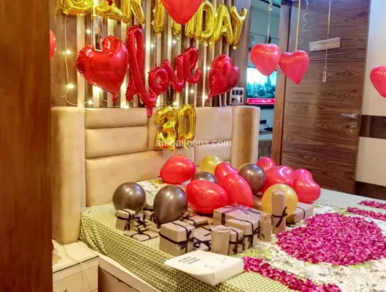 Birthday Love  Surprise Decor