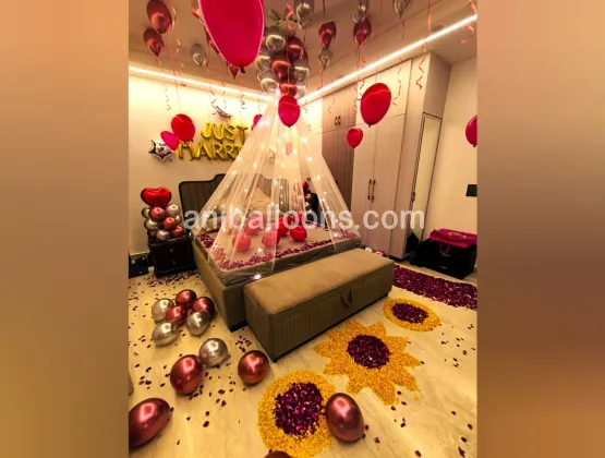 Romantic Just Married Room Decor