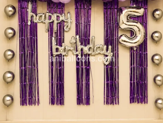 Purple Balloon Kids Decor