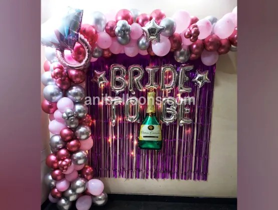 Pink Bride to Be Theme Decoration