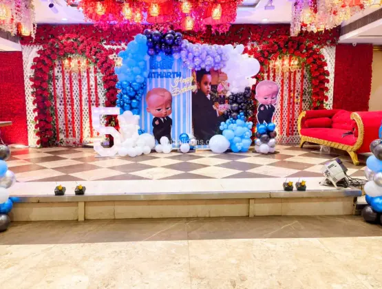 Elegant Boss Baby Party Decor