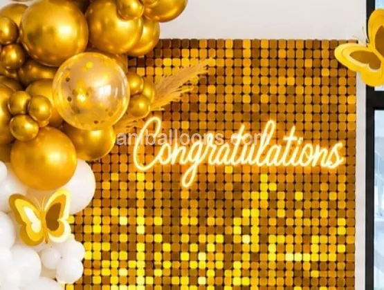 Luxury Congratulation Balloon Setup