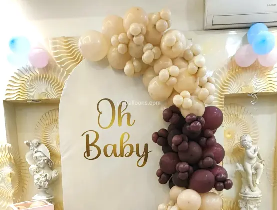 Flex Baby Shower Balloon Decoration