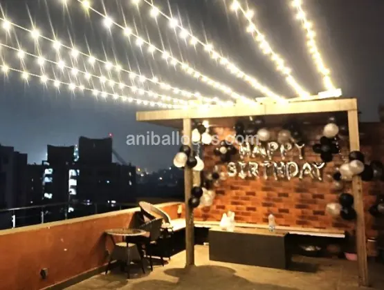 Terrace Birthday Surprise Decoration