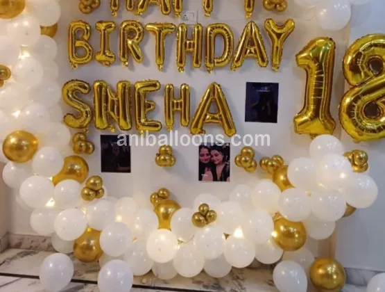 Birthday Balloon Decoration