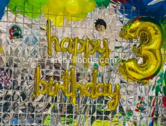 Roblex Birthday Balloon Decoration