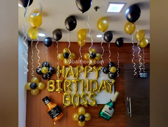 Happy Birthday Boss Decor