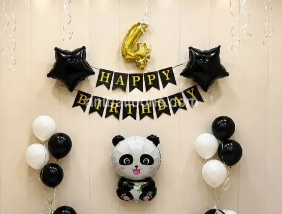 Panda Theme Balloon Decor